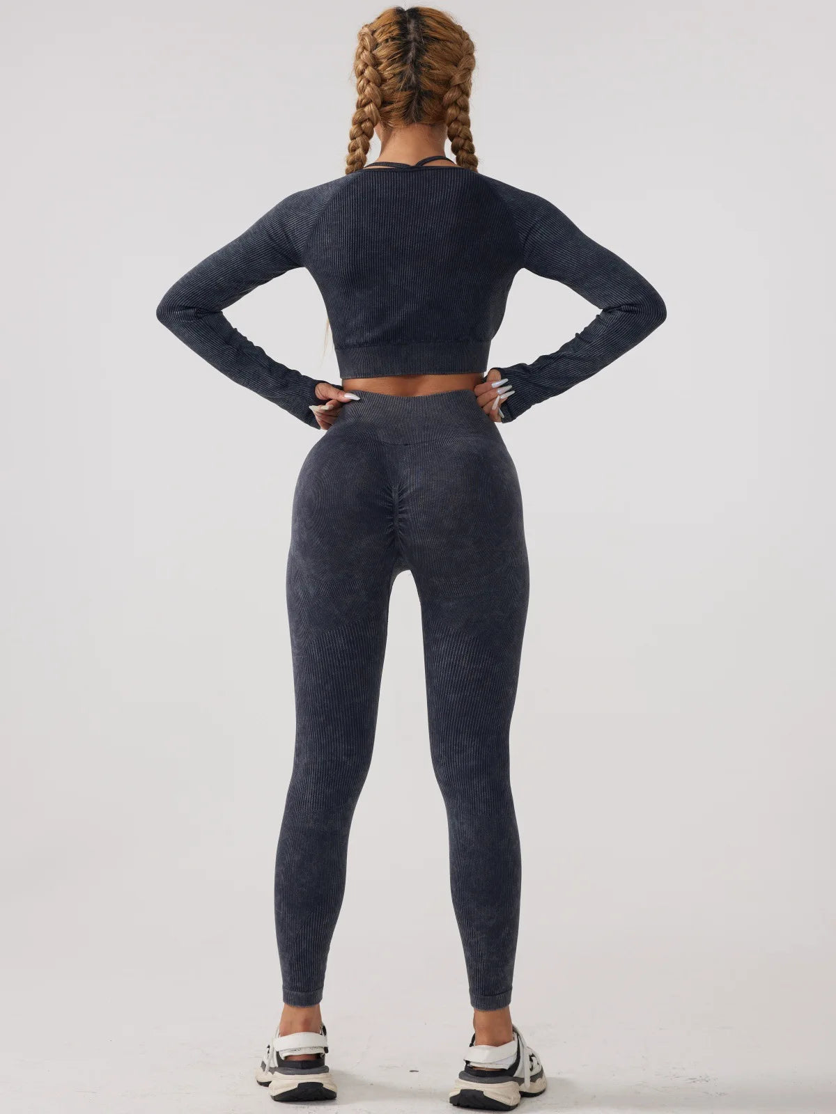 Long Sleeve Fitness Yoga Suit