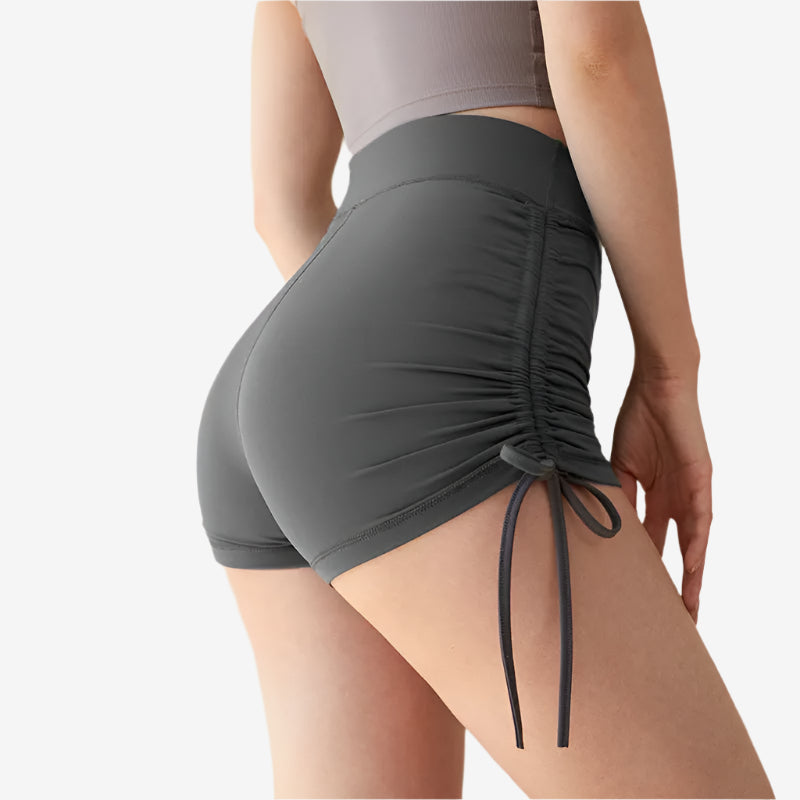 High-Waist Gym Shorts