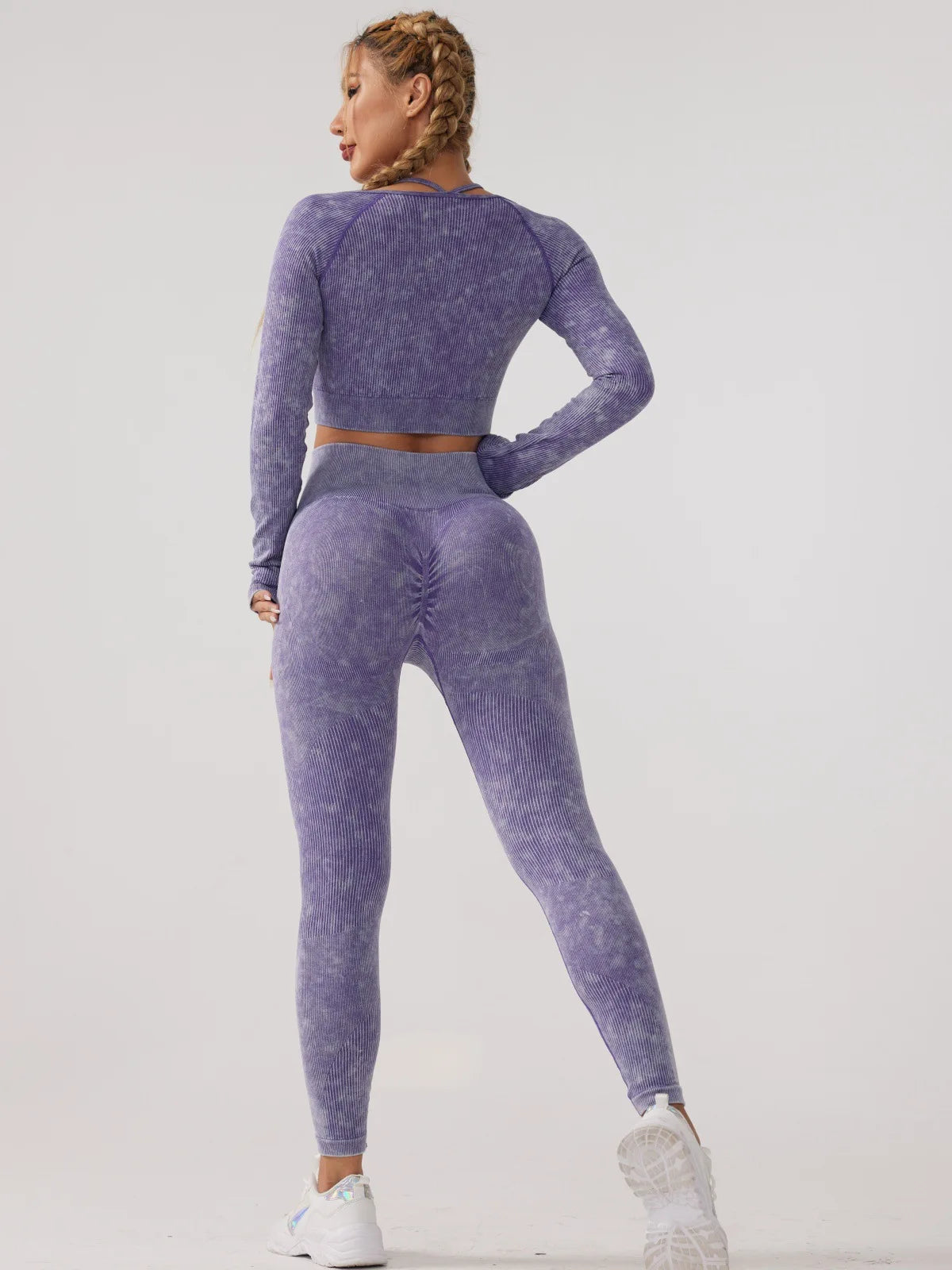 Long Sleeve Fitness Yoga Suit