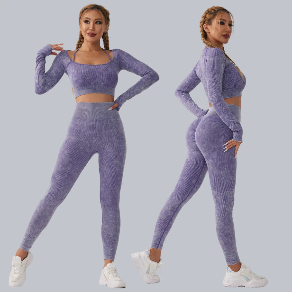 Long Sleeve Fitness Yoga Suit