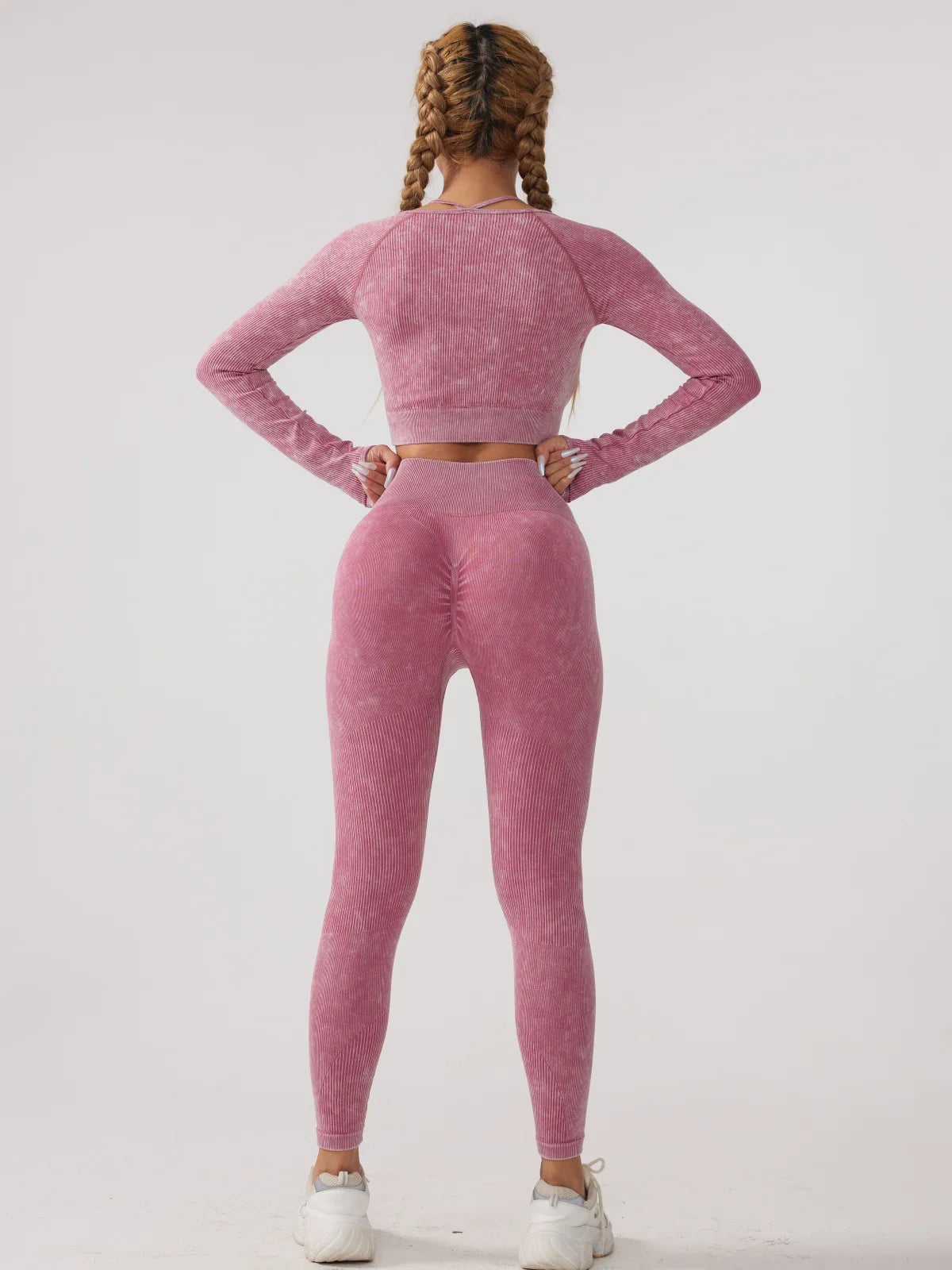 Long Sleeve Fitness Yoga Suit