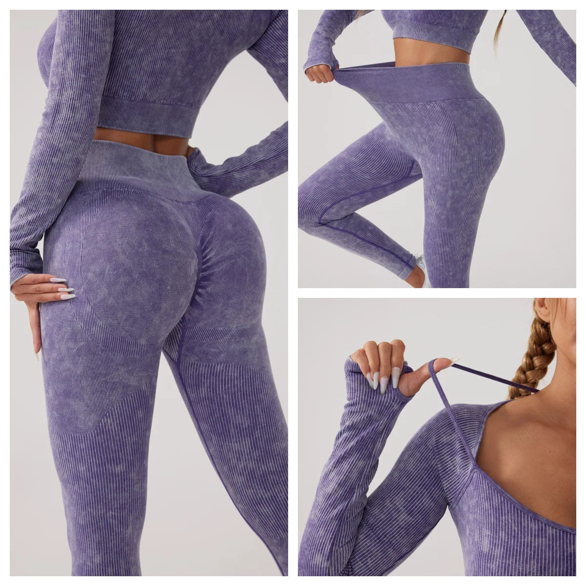 Long Sleeve Fitness Yoga Suit